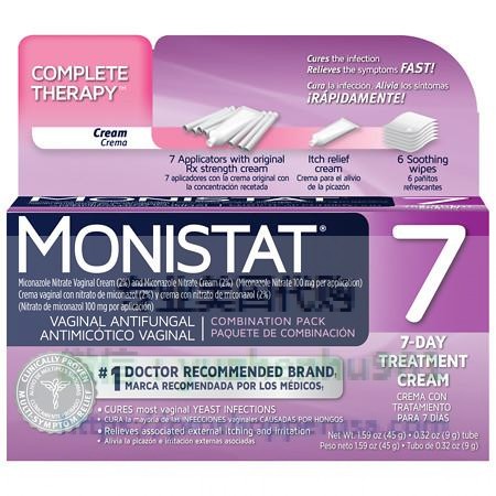 Monistat 7 Vaginal Antifungal Combination Pack